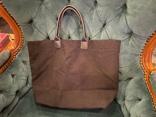 Black tote bag large