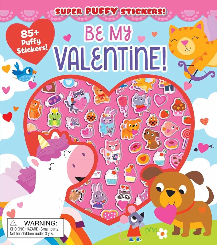 Super Puffy Stickers! Be My Valentine! cover image
