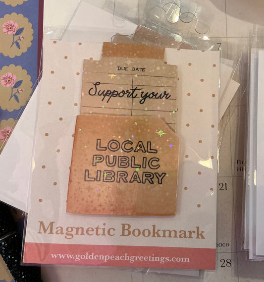 Local public library Magnetic bookmark